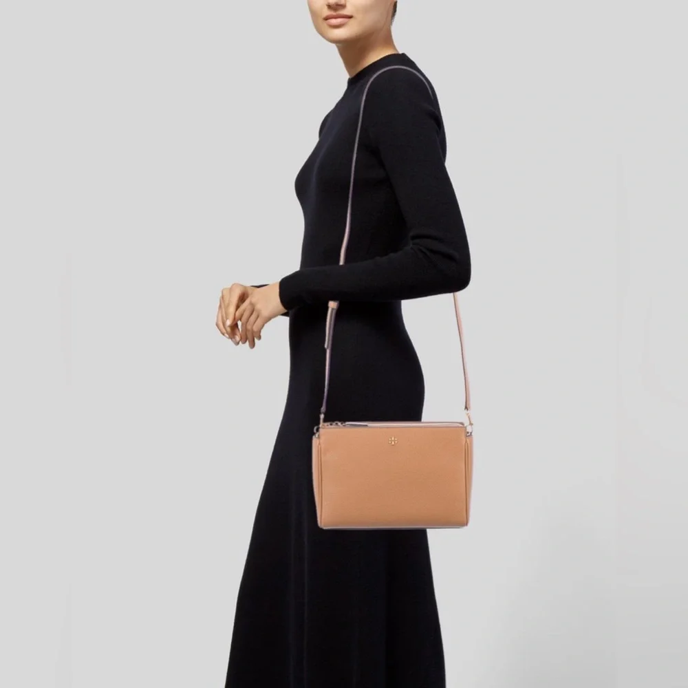 Tory Burch Blake Brown Crossbody Women's Bag - Picture 2 of 16